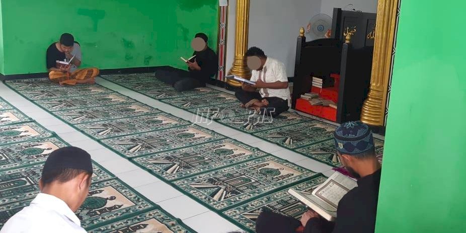 Jalankan Program Pembinaan, WBP Muslim Rutan Ambon Belajar Mengaji