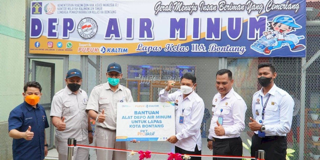 Lapas Bontang Resmikan Depot Air Minum bagi WBP