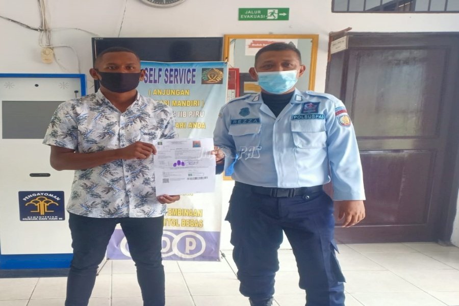 Lapas Piru Kembali Berikan Hak CB Bagi 1 WBP