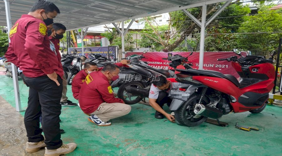 Gandeng Ahass Cahya Motor, Rupbasan Samarinda Gelar Pelatihan Perawatan Kendaraan