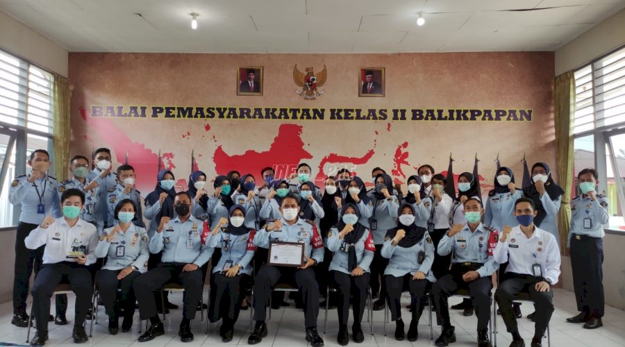 Bapas Balikpapan, Satu-Satunya UPT Pemasyarakatan Berpredikat WBK Tahun 2021 di Kanwil Kaltimtara