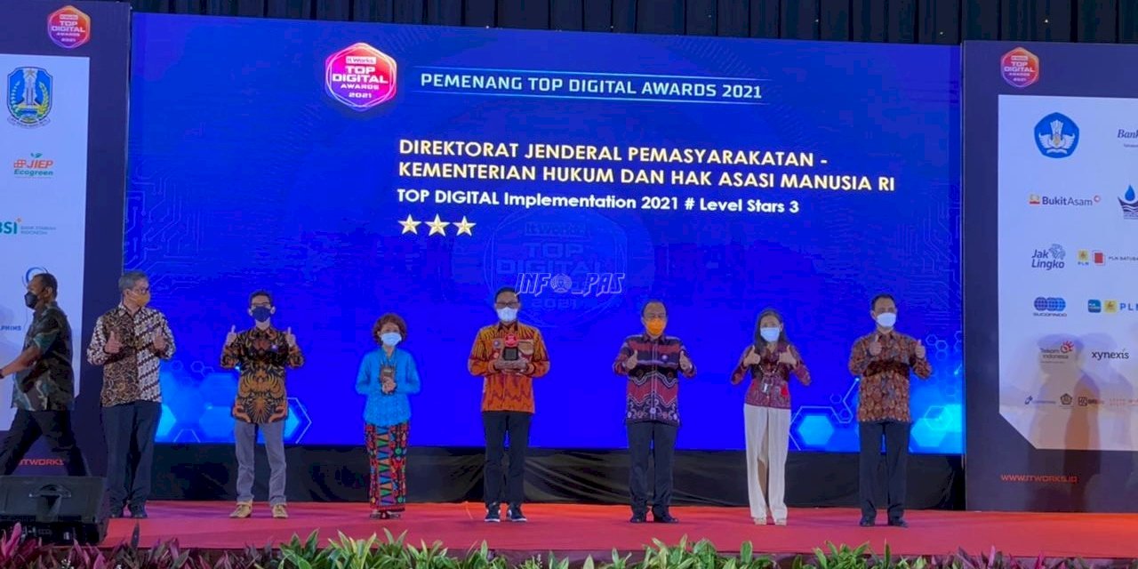 Ditjenpas Raih Penghargaan Top Digital Awards Level Stars 3