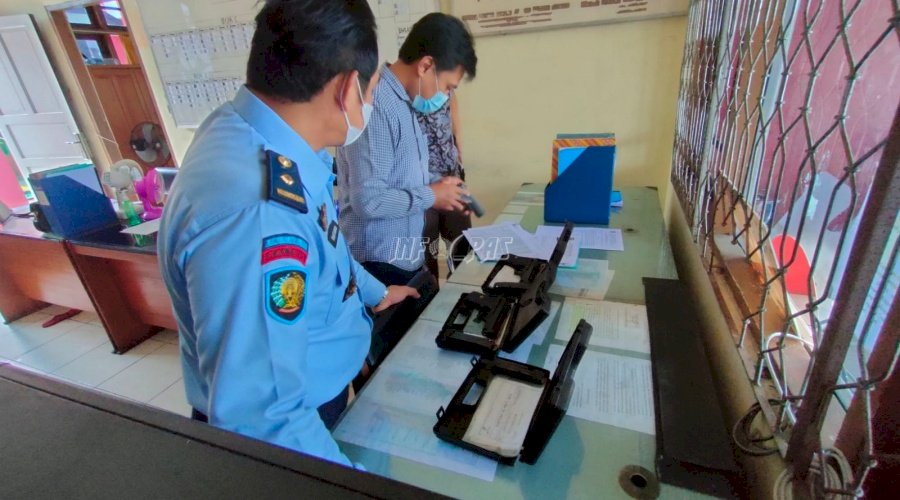 Sinergi Lapas Palangka Raya-Dit. Intelkam Polda Kalteng, Senpi & Amunisi Lapas Diperiksa