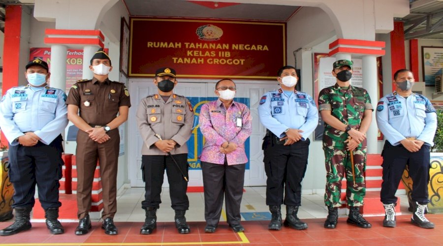  Rutan Tanah Grogot Sambut Kunjungan Forkopimda Paser