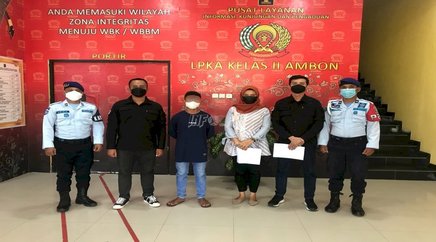 Terapkan Prokes, LPKA Ambon Terima 1 Anak dari Kejari SBB