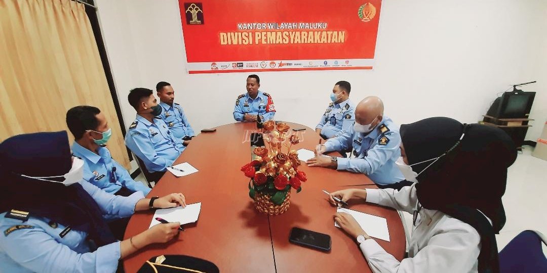 Evaluasi Kinerja 2021, Divpas Maluku Siapkan Strategi Hadapi 2022
