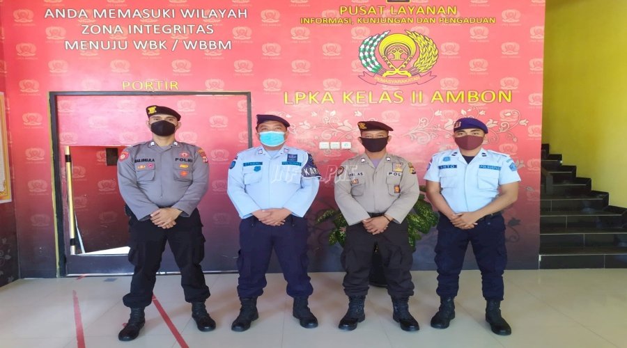 LPKA Ambon Kembali Terima Patroli Sambang Polsek Baguala