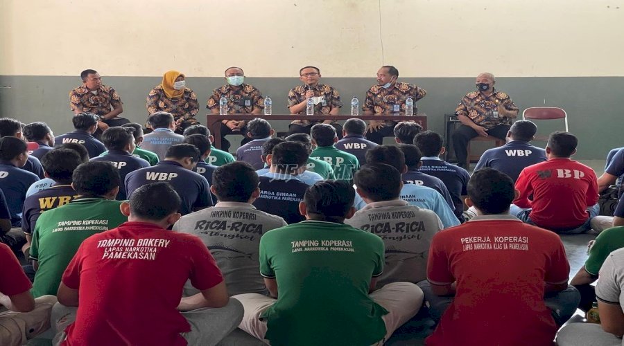 Ini Pesan Kalapas Narkotika Pamekasan Bagi Tamping Blok