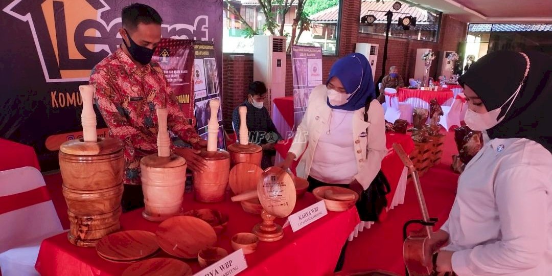 Karya WBP Lapas Rangkasbitung Semakin Dikenal Lewat Pameran UMKM