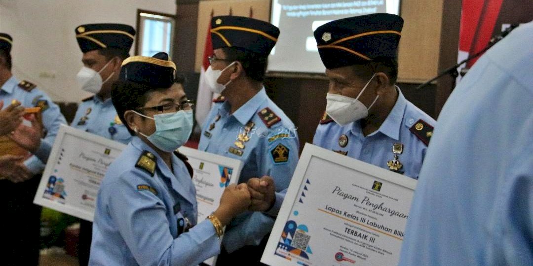 Lapas Labuhan Bilik Raih Penghargaan Terbaik III Publikasi di Kemenkumham Sumut