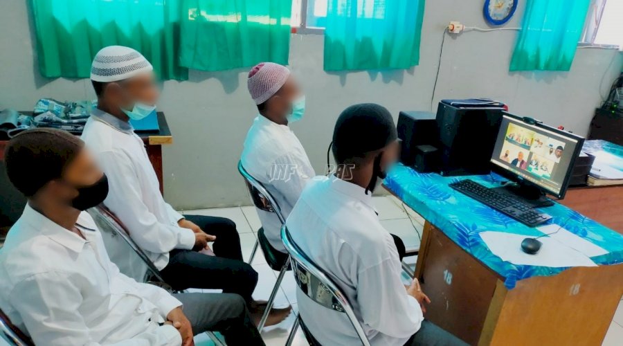 Lapas Namlea Kembali Fasilitasi Sidang Online 4 Tahanan