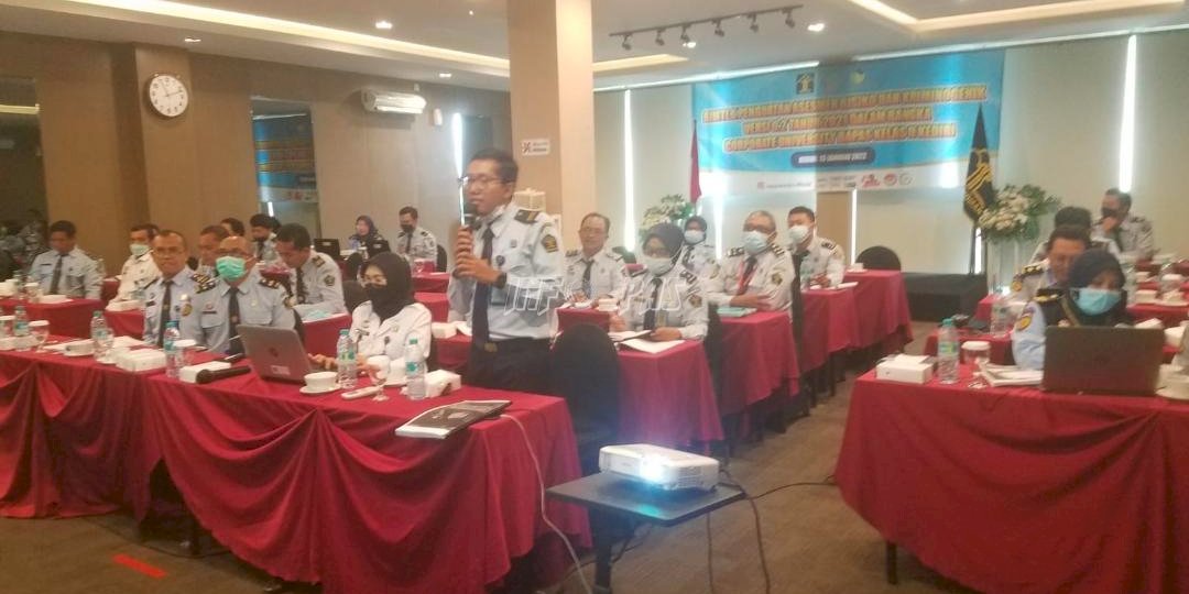 IPKEMINDO Bapas Kediri Gelar Bimtek Asesmen Secara Virtual