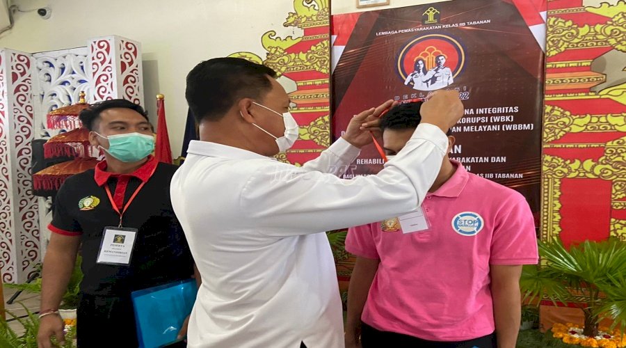 Lapas Tabanan Buka Rehabilitasi Sosial WBP Tahun 2022