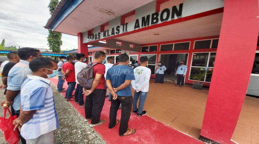 Kembali Terima WBP, Ini Pesan Plt. Kabapas Ambon