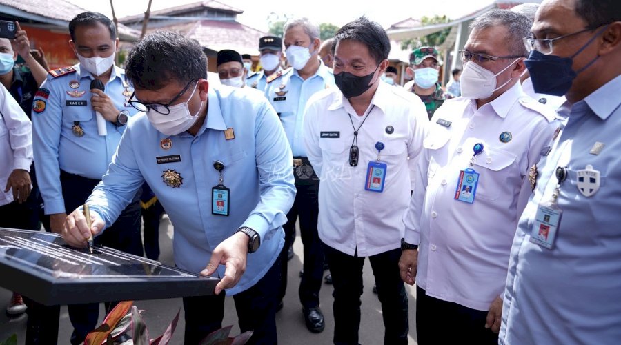 Dirjenpas Resmikan Kampung Bersinar dan Jalin Kesepakatan dengan Mitra di Lapas Pemuda Tangerang 