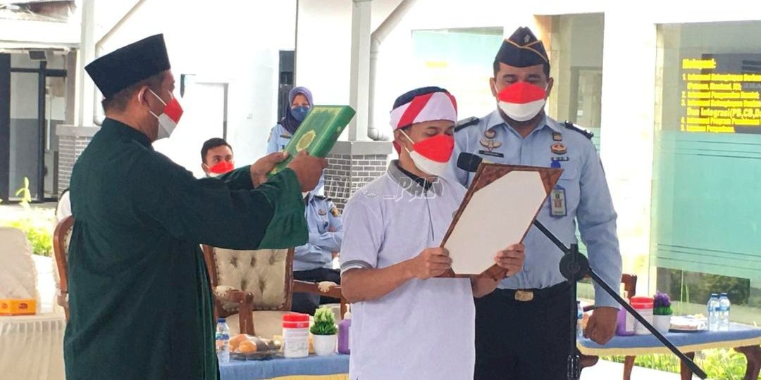 Napiter Lapas Kelas I Tangerang Ucapkan Sumpah Setia NKRI