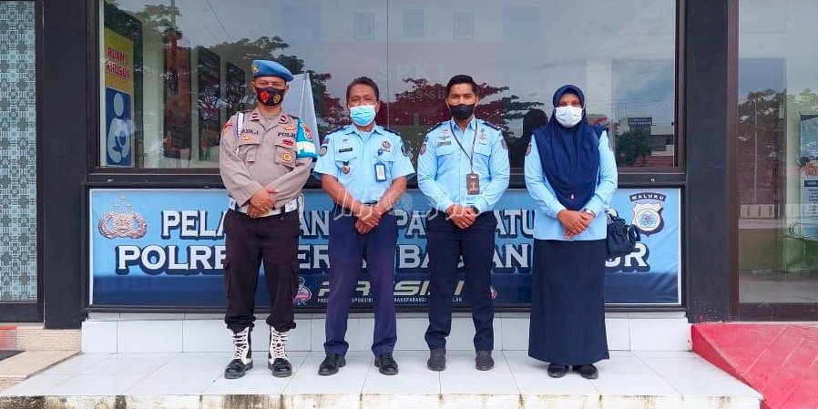 Perkuat Sinergi, Kasubsi BKA Bapas Ambon Kunjungi Polres SBT