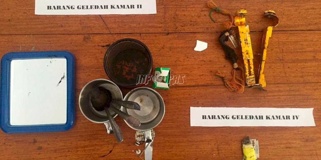 Berantas Halinar, Lapas Saparua Lakukan Penggeledahan