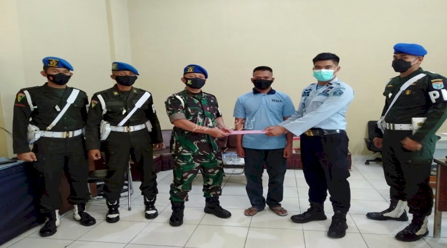 Lapas Palangka Raya Terima 1 Narapidana dari Oditurat Militer III-15 Banjarmasin
