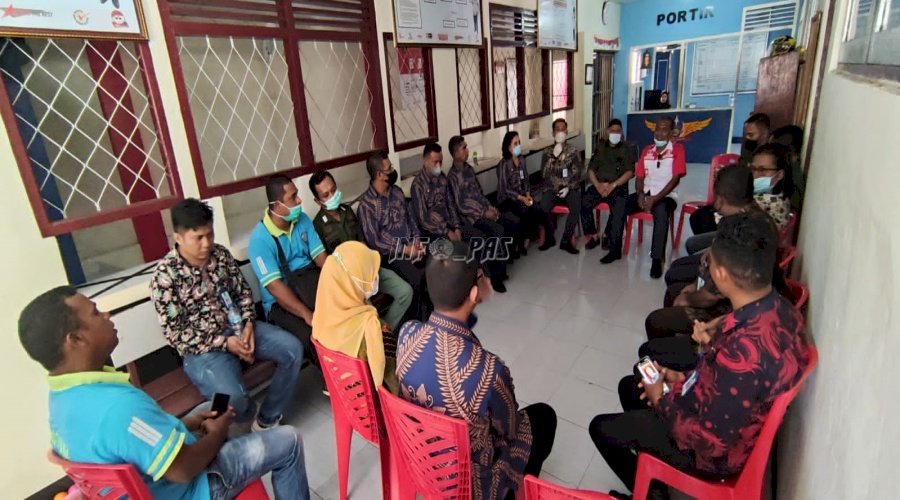 Kampanyekan 3+1 Kunci Pemasyarakatan Maju, Divpas Maluku Sambangi Lapas Tual