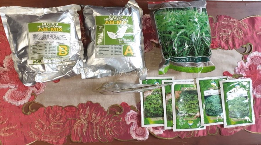 LPKA Ambon Terima 3 Jenis Benih Sayur Hidroponik dari SKB Kota Ambon