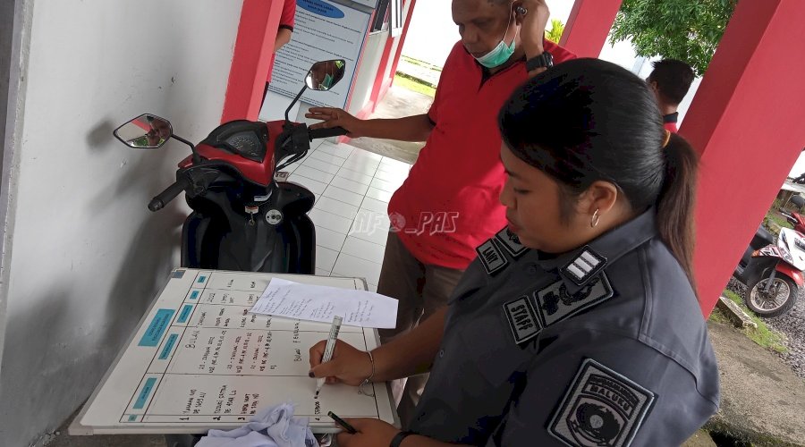 Pengisian Papan Kontrol Pastikan Jumlah Basan/Baran di Rupbasan Ambon