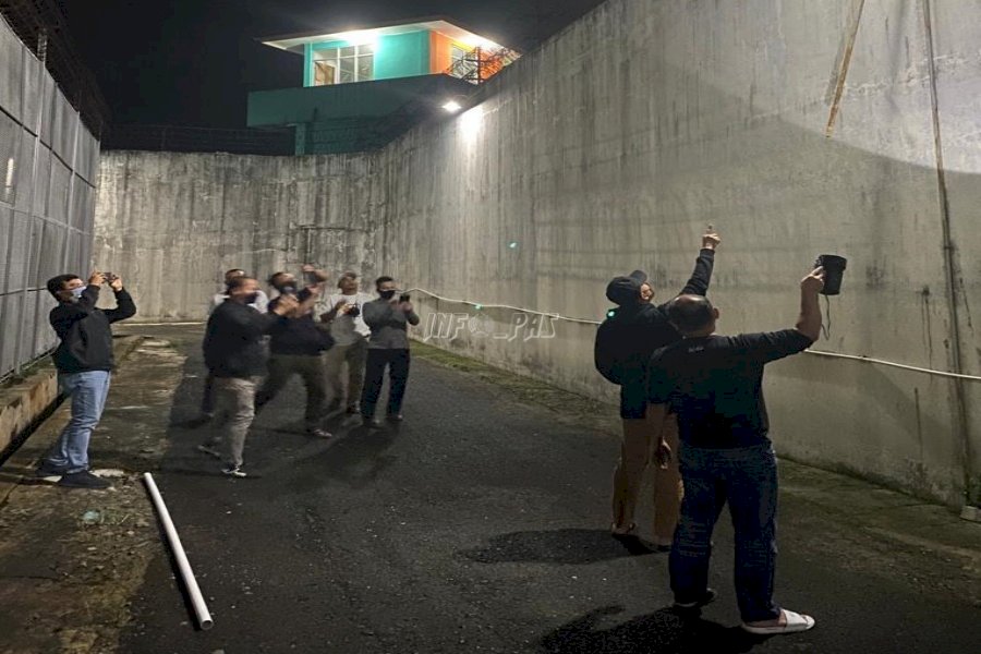 Gandeng Kepolisian dan BNN, Lapas Narkotika Pangkal Pinang Buru Narapidana Kabur