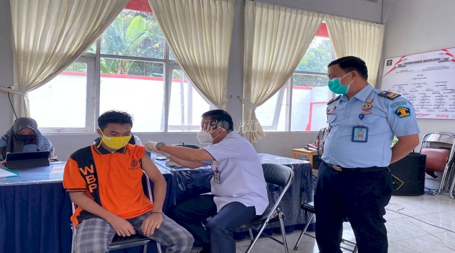  Kembali Fasilitasi Vaksinasi WBP, Rutan Tanjung Gandeng Puskesmas Hikun