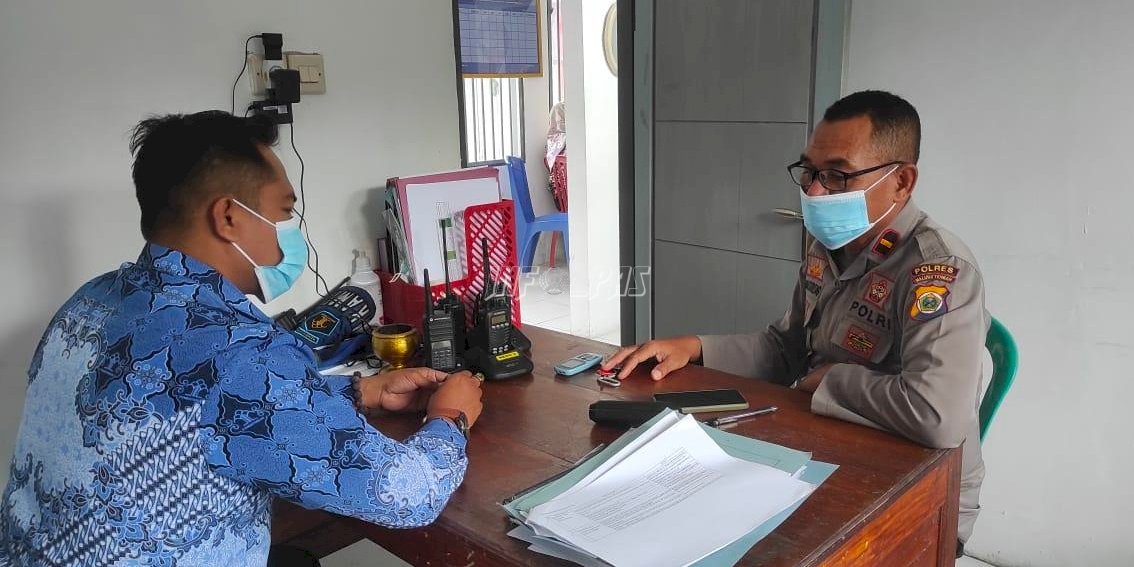 Lapas Wahai Disambangi Kanit Binmas Polsek Wahai, Bahas Kerja Sama Peningkatan Mutu Petugas