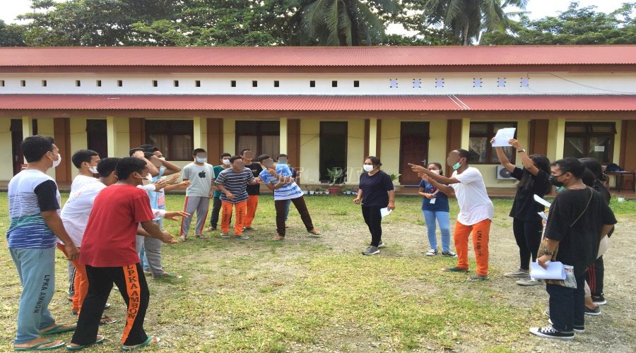 Kegiatan Outbound Tingkatkan Mental & Kepribadian Anak LPKA Ambon