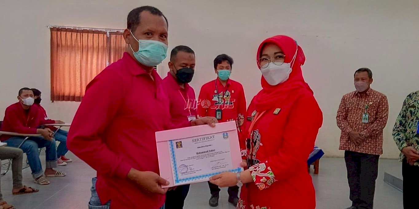 Usai Ikuti Pelatihan, Klien Bapas Kediri Ditawarkan Ikuti Program BLK Nganjuk