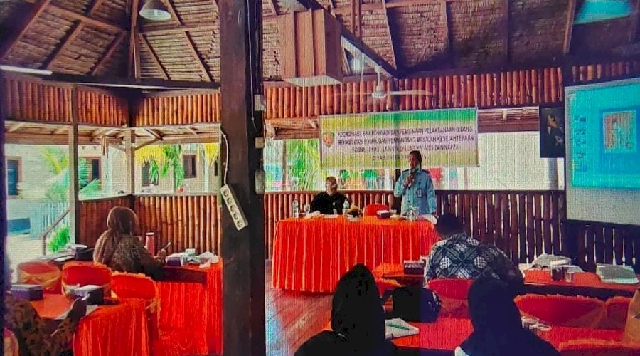 PK Bapas Ambon Paparkan Peran PK dalam Forum Koordinasi Rehabilitasi PMKS