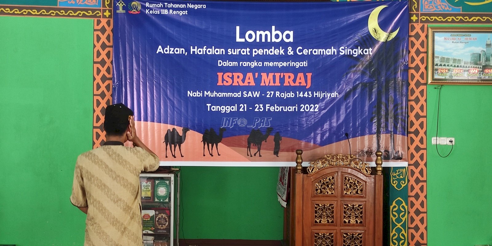 Sambut Peringatan Isra' Mi'raj, Rutan Rengat Gelar Perlombaan Bagi WBP