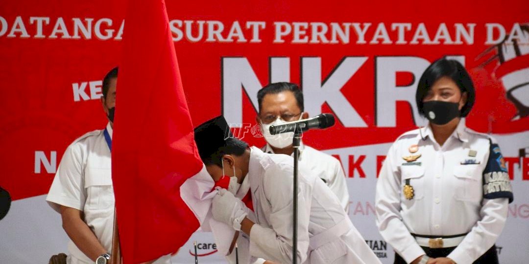 Pembinaan Berhasil, 5 Napiter Lapas Kelas I Cipinang Ikrar Setia NKRI