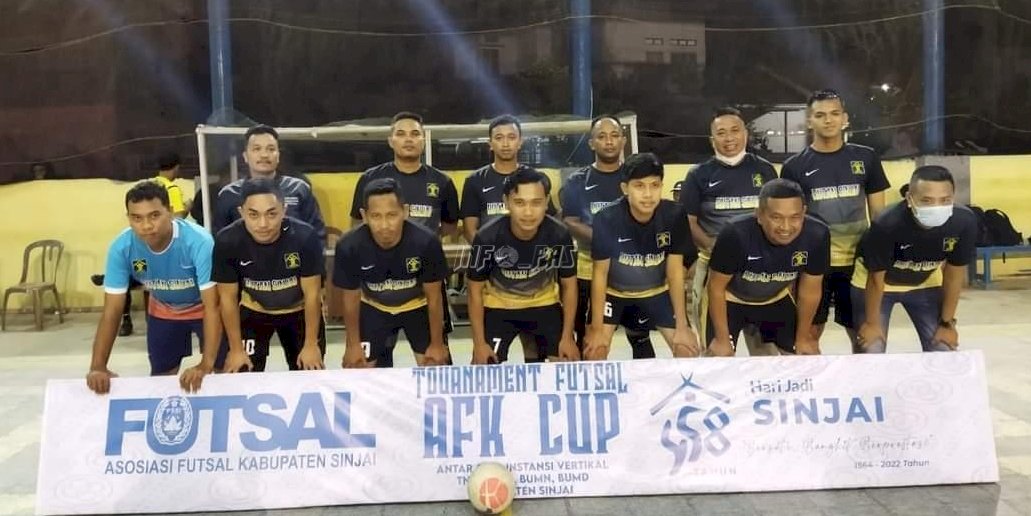 Tim Futsal Rutan Sinjai Raih Juara III AFK Cup se-Kabupaten Sinjai