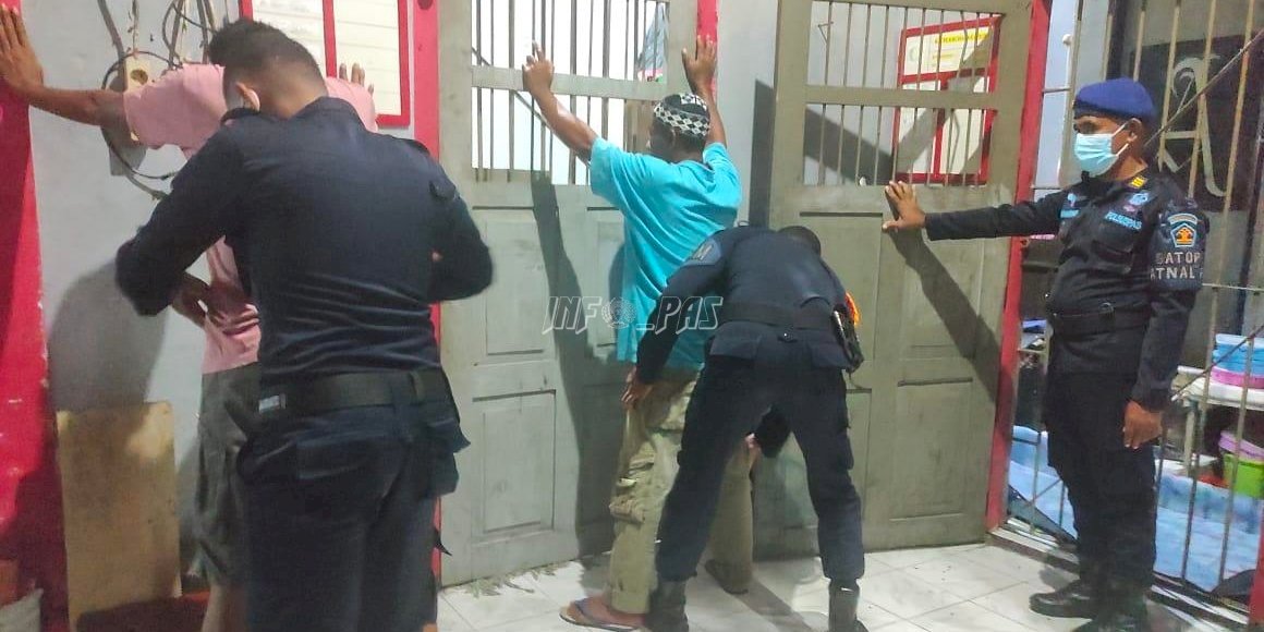 Tingkatkan Keamanan, Lapas Wahai Digeledah Petugas