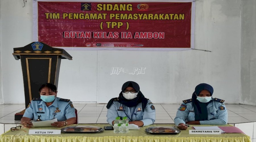 TPP Rutan Ambon Kembali Bersidang, Bahas Program Asimilasi & Integrasi