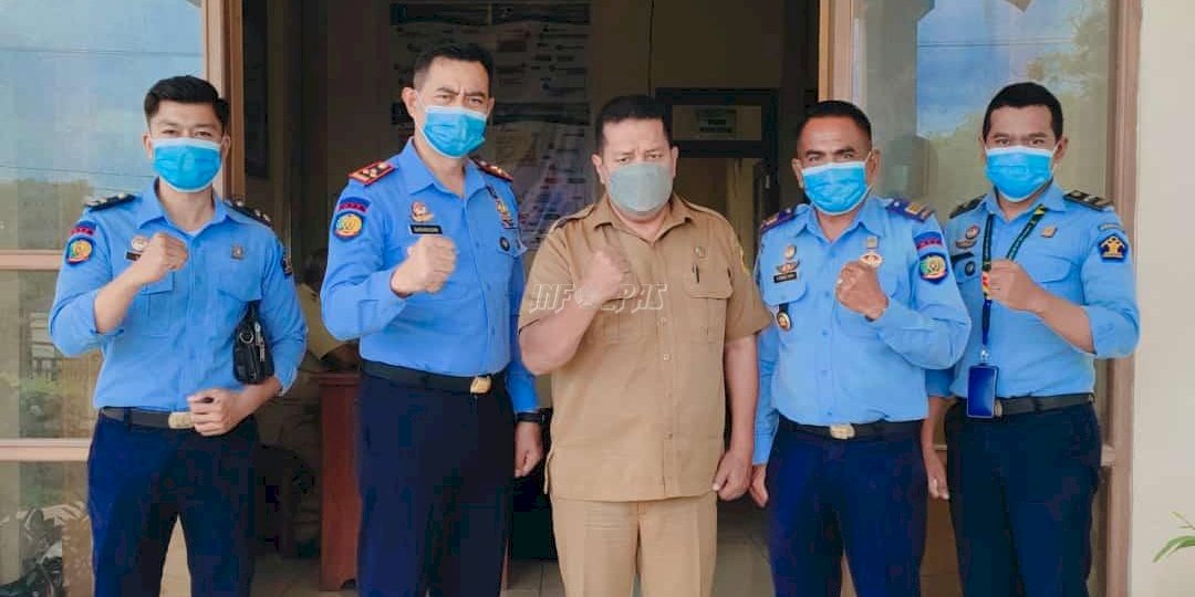 Upayakan Area Lapas Kupang Selalu Bersih, Kalapas Sambangi Dinas Kebersihan