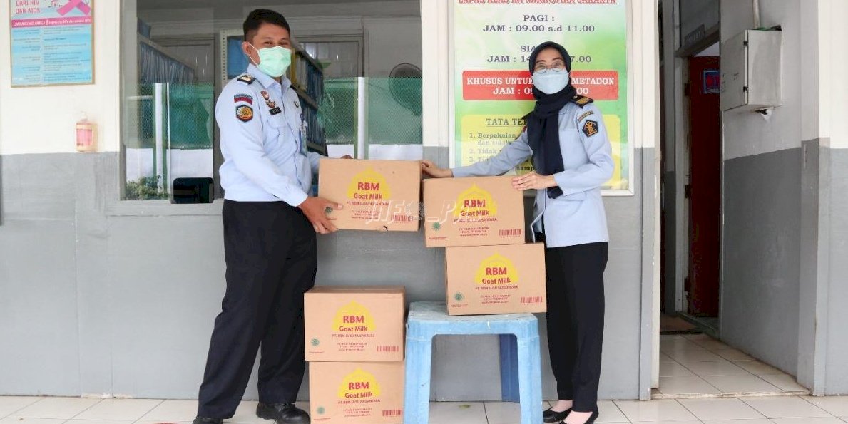 Lapas Narkotika Jakarta Terima 10 Ribu Kemasan Susu Kambing