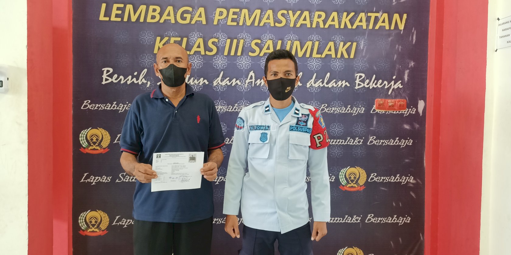 Keluar dari Lapas Saumlaki, WBP Ungkap Rasa Syukur
