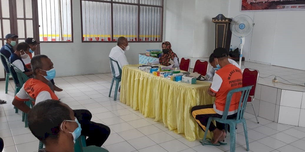 Posyandu Lansia, Bukti Rutan Ambon Peduli Kesehatan WBP Lansia