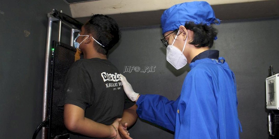 100 WBP Lapas Jember Jalani Skrining TB dengan Chest X-Ray