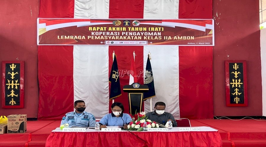 Koperasi Pengayoman Lapas Ambon Gelar RAT 2021