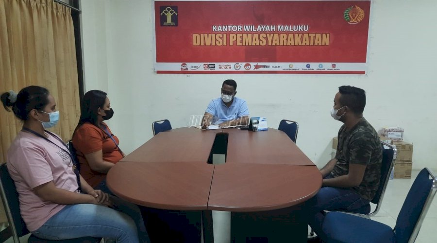 Terima PK Bapas Ambon, Kadivpas Bahas Kepengurusan IPKEMINDO Maluku