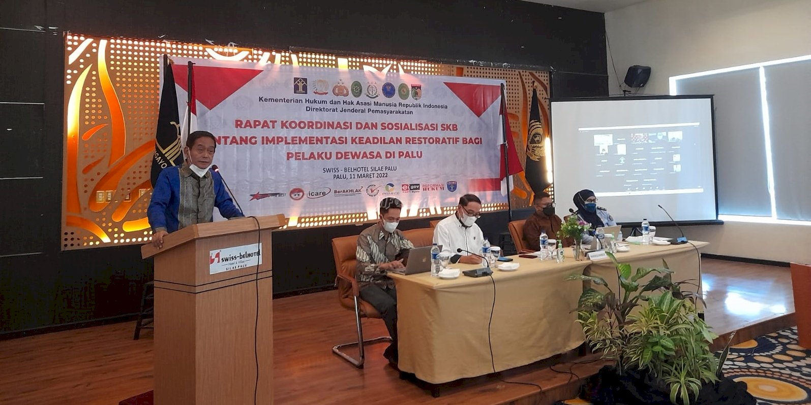 Atasi Overcrowded, Kanwil Kemenkumham Sulteng-APH Sinergikan Restorative Justice Narapidana