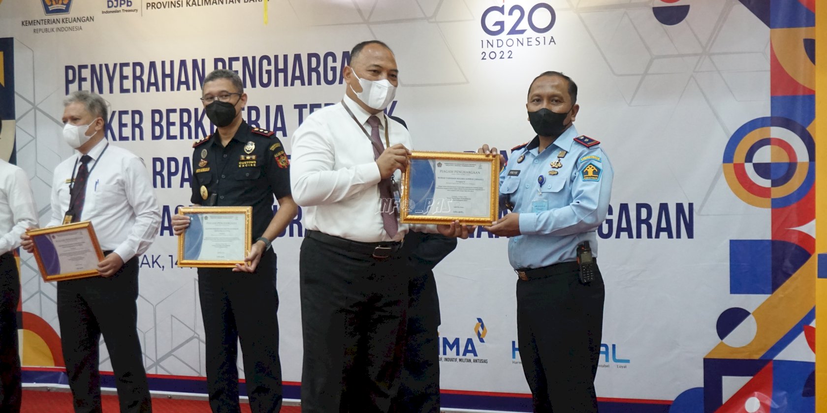 Rutan Sambas Raih 2 Penghargaan dari Kanwil DJPb Provinsi Kalbar