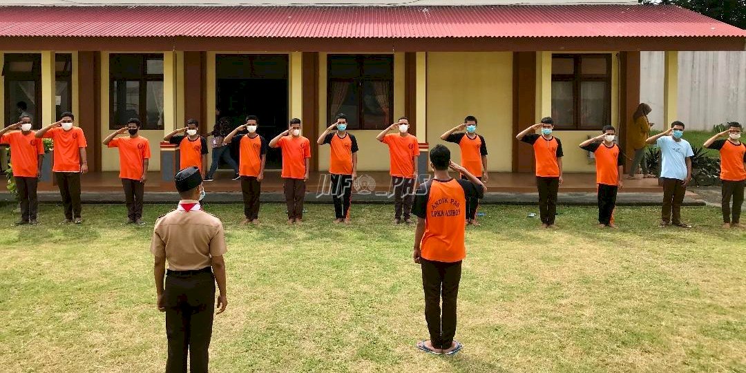 Pelatihan PBB Tingkatkan Kekompakan dan Kedisiplinan Anak LPKA Ambon