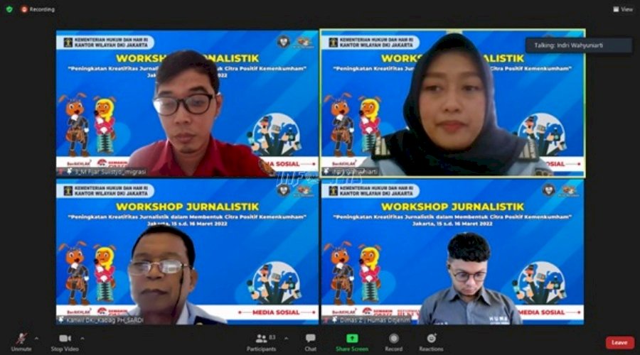 Petugas Pemasyarakatan Manfaatkan Pembelajaran Virtual demi Tingkatkan Kapasitas Diri