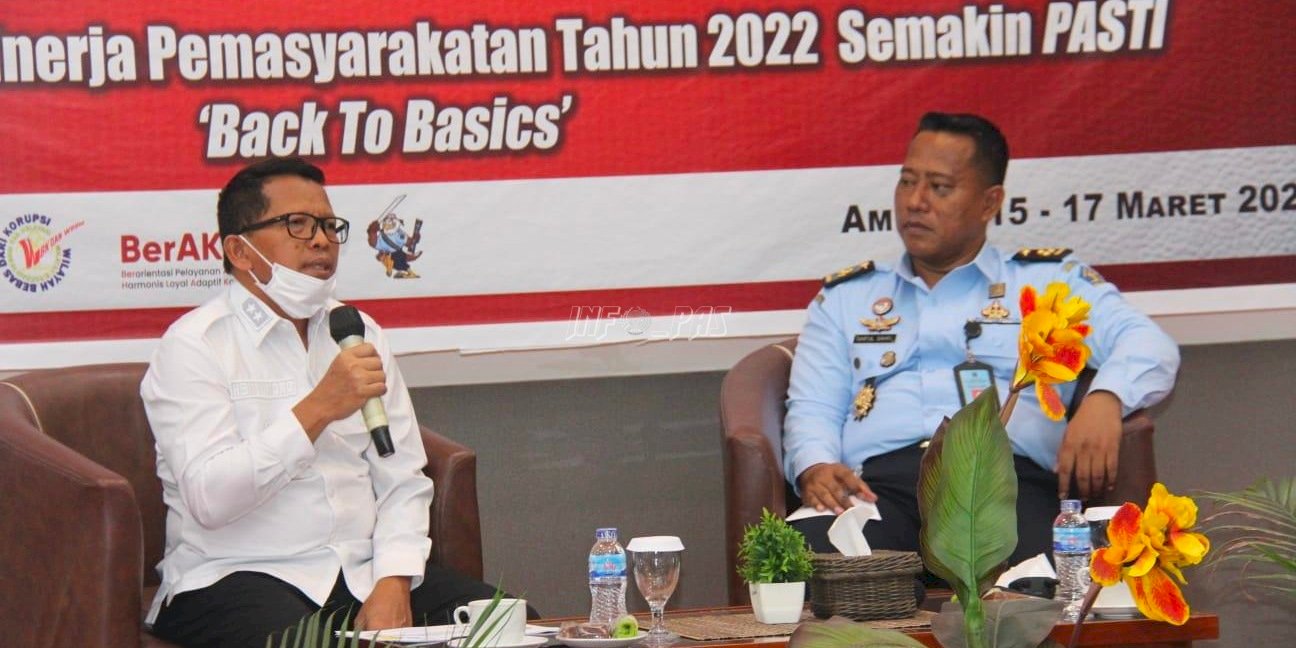 Satukan Visi Misi, Pemasyarakatan Maluku Gelar Rakernispas