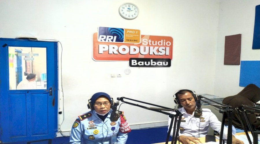 Kabapas Baubau Mengudara Bersama RRI Baubau